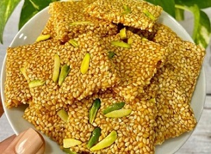 تصویر 5 از قیمت خرید پولک کنجدی با شیره انگور + فروش ویژه